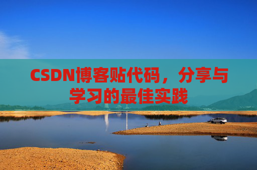 CSDN博客贴代码,分享与学习的最佳实践